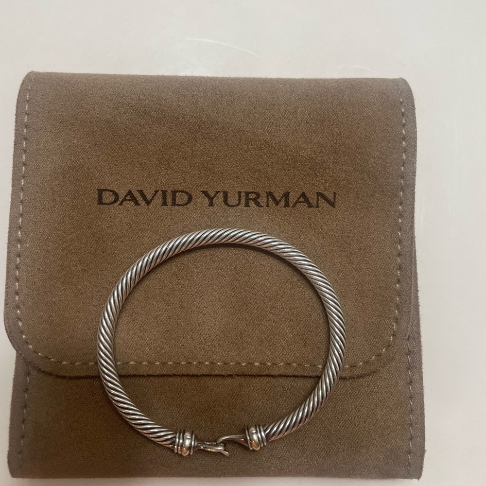 David Yurman Twisted Silver Bracelet